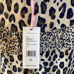 Vineyard Vines  Chic Leopard Print Blouse Women’s Size X Large NWT Photo 3