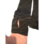 RBX Active Zebra Print Jacket Small Women’s Full Zip Long Sleeve Black Workout Photo 6