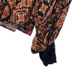 Gimmicks by BKE Gimmicks Printed Lace Top BKE Blouse Size Large Photo 6