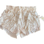 Ocean Drive  Smocked Shorts Palm Leaf Print Tassel‎ Detail Casual Size L Photo 0