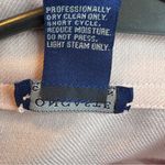 Doncaster  Collection Wool Blend Pink Tabbed Long Sleeve Button Front Blouse Photo 9