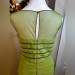 Eliza J New York Ruffled Tiered Mesh Shoulder Insets Sheath Cocktail Dress Sz 12 Photo 6