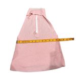 Forever 21 ribbed baby pink halter open back crop top Photo 4