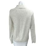 J.Crew Gray Knit Wool Mock Neck Button Long Sleeve Pullover Sweater Top Size XS Photo 1