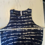 Athleta Santorini Thera Print Dress Tie Dye Blue Stripe Navy Blue Plus Size 2X Photo 6