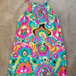 Alice & Trixie  Silk Halter Neck Adjustable Strap Bright Bold Slip Dress  LARGE Photo 0