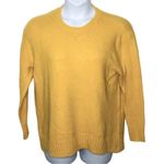 Workshop Republic Clothing Workshop Republic Mustard Yellow Scoop Neck Hi Low Sweater Size XL Photo 1