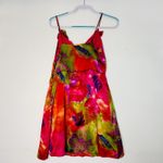 Boston Proper Dress Women's Sz 4 Silk Bright Floral Photo 7