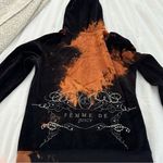 VICI Juicy Couture Women’s Small Y2K Femme De Juicy Bleach Dye Tie Dye Jacket Photo 4