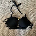 Abercrombie & Fitch Padded Push-up Lace Front Strappy Swim Bikini Top- Size 34A Photo 1