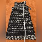 Alfani  Sheath Dress Womans Size 12 Black Floral Lace Overlay Sleeveless NWT Photo 4