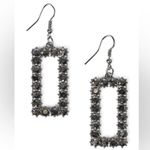 Paparazzi Mirror, Mirror Black Earrings (166) Photo 1
