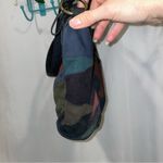 Vintage Y2K faux suede patchwork bag purse Red Photo 3