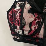 Torrid CURVES WO SIZE 4(42DD, 44D, 46C) BLACK FLORAL UNDERWIRE SHEER STRAPPY BRA Photo 5