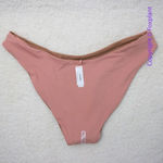 NEW People x Kya Stella praslin reversible bikini bottom, size M Brown Size M Photo 11