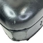 Gucci black leather and suede platform ankle shoe bootie size 8.5 38.5 Back Zip Photo 5