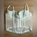 Victoria's Secret Victoria’s Secret I do corset baby blue/white bra size 36B Photo 1