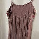 In Loom Elegant Mauve One Shoulder Dress with Floral Detail Photo 6