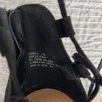 Madden Girl  strappy black sandals with tassels and chunky heel 7 Photo 7