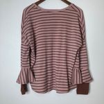 We The Free Round About Striped Peplum Top Small Photo 4