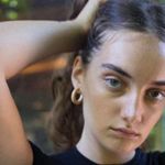 Anthropologie  Midi Wooden Hoops Photo 4