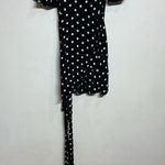 House of Harlow  1960 x Revolve Black Polka Dot Harper Mini Wrap Dress Sz XS Photo 3