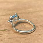 Lotus Flower Silver Ring Photo 7