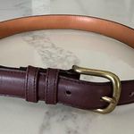 Coach Vintage 6600 Belt in Glove Tanned Cowhide Solid Brass Buckle Mahogany 26" Photo 0
