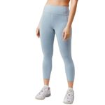 Lululemon Invigorate High-Rise Crop 23" Chambray EUC W6BDVS Size 14 Yoga Pilates Photo 13