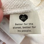 Madewell Cream V Neck Cozy Sweatshirt Casual Outdoors Photo 2