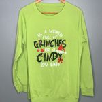 Lime Green Graphic Sweatshirt Photo 1