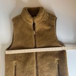 J.Crew  Teddy Fleece Excursion Vest‎ Sz M Full Zip Pockets Sleeveless Comfort Photo 13
