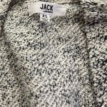 Jack by BB Dakota white black long story short marled french terry Blazer XS Photo 14