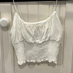 LA Hearts White Smocked Camisole Photo 0