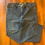Seven 7 jeans. Size 16 medium blue wash Angled frayed hem. Button and zip close Photo 0