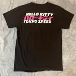 Hello Kitty  Black Race Car Tokyo Drift Speed Japanese Graphic Tshirt Size Small Photo 6