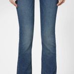Hudson Jeans Hudson • Beth Mid-Rise Baby Bootcut Jean flare blue stretch flap pocket Photo 0