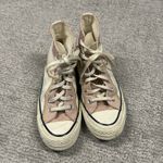 Converse  Chuck Shoes Womens 5.5 70s Egret Golden Repair High Top Floral Sneakers Photo 3