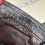 American Eagle  Black 90s Boyfriend Distressed CutOff Hi Rise Denim‎ Shorts Sz 12 Photo 9