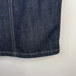 Gap Vintage Y2K Dark Wash Utility Denim Jean Skirt Classic Knee Length womens 12 Photo 7