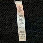 Chico's Black Knit Fringe Leather Cardigan Jacket Womens Small Photo 11