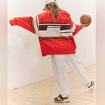 Free People Movement NWT  Sprint To The Finish Logo Hoodie In Pomegranate Photo 1