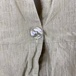 Tommy Bahama 100% Silk Dressy Beige Single Button Jacket Photo 3