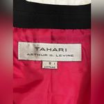 Tahari NWOT  Arthur S. Levine blazer Bright Pink Black Photo 2