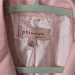 Philosophy  Republic Clothing Blazer Womens Size L Dusty Rose/Pale Pink Photo 5