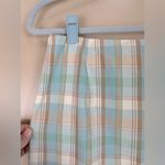 Pendleton Vintage Plaid Midi Pencil Skirt in Blue and Tan 8 Photo 1