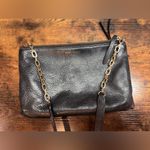 Henri Bendel ‎ Vintage Black Leather Purse OS Photo 5