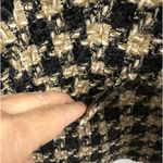 Style & Co Style Co Tan Black Houndstooth 3 Button Blazer Jacket Coat Faux Pocket Womens 10 Photo 6