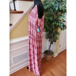 Emma & Michelle Emma & Michele 3X Maxi Dress Casual Stretch Chevron Multicolor Keyhole Photo 2