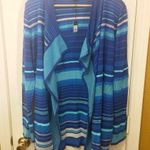 Tommy Hilfiger women's size Large stretch tie belt long sleeve stretch cardigan Photo 2